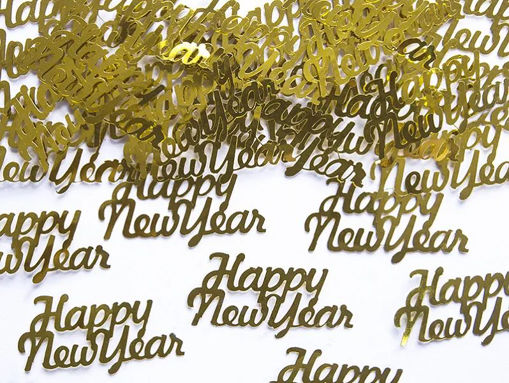 Picture of CONFETTI HAPPY NEW YEAR 4X2CM 3 GRAMS